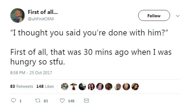 First Of All