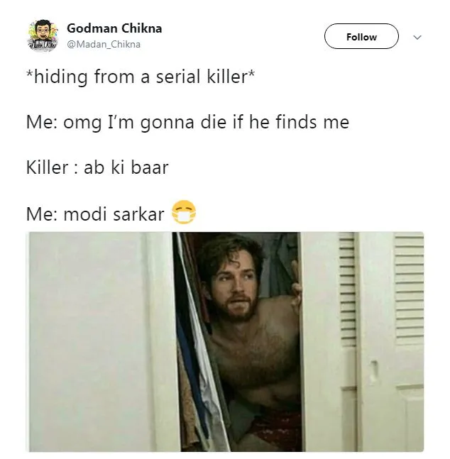 Hiding from serial killer