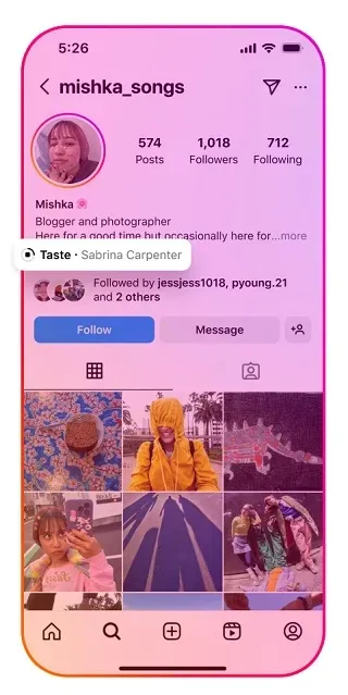 Instagram Releases Profile Music to All Users