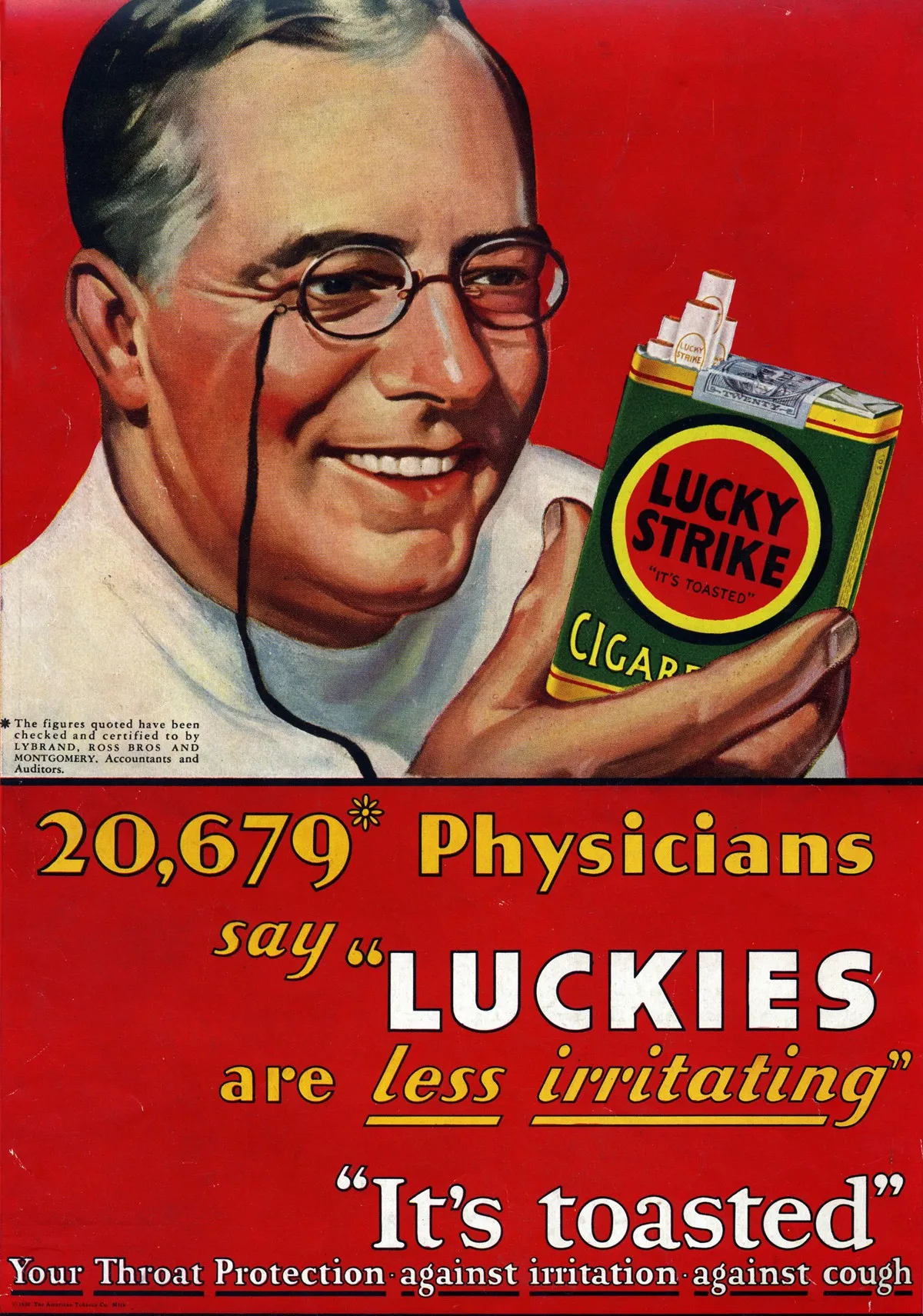 Lucky Strike Cigarette ad