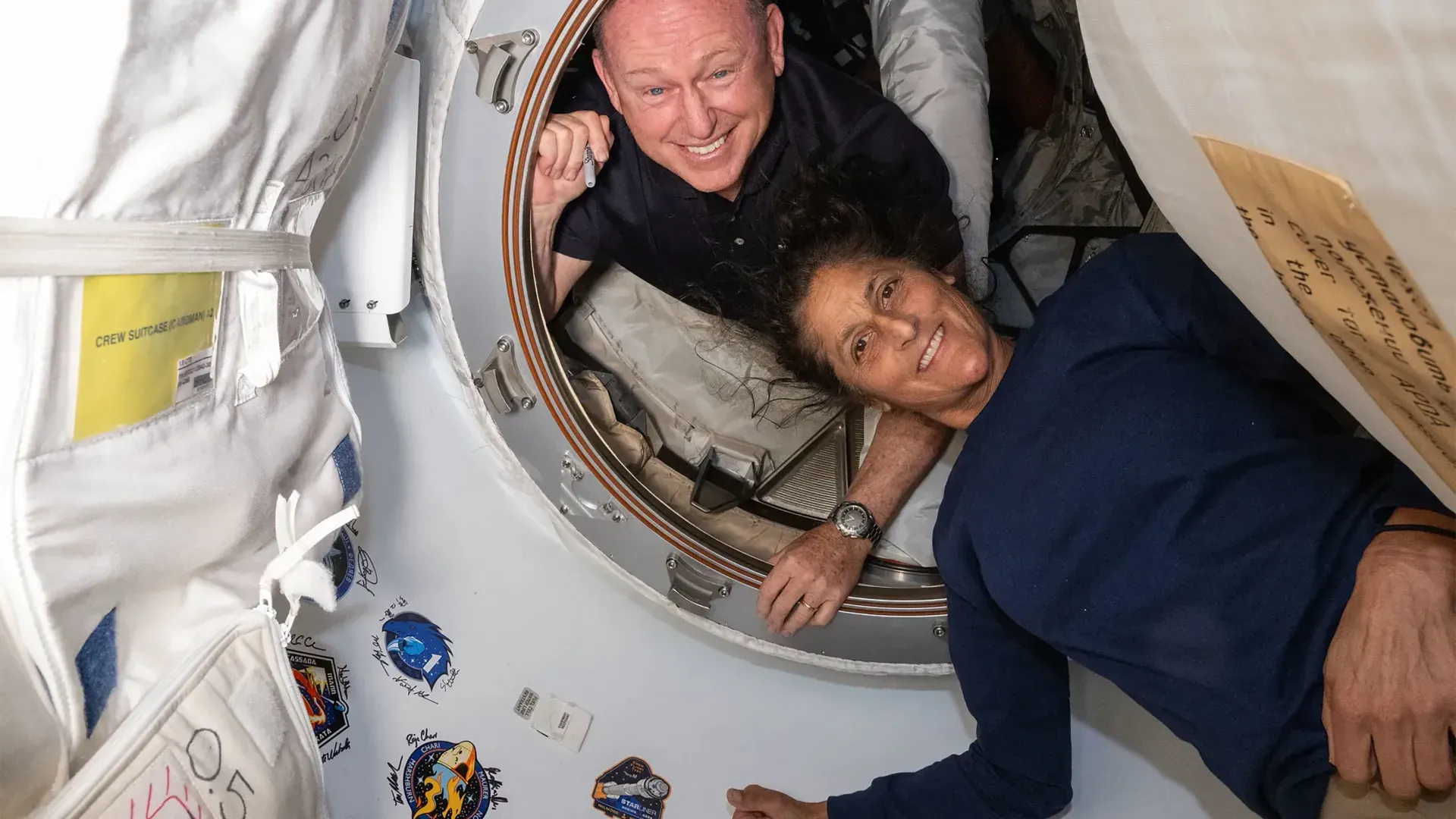 Sunita Williams and  Butch Wilmore