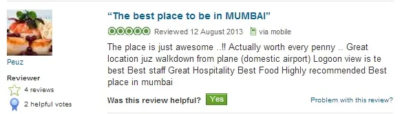 Sahara Star Feedback from Trip Advisor