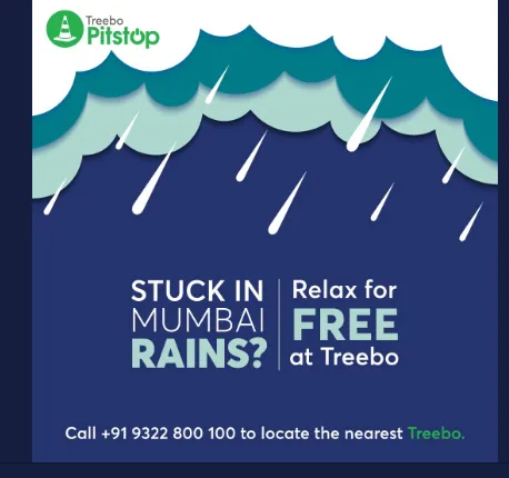 Treebo Hotels - MumbaiRains