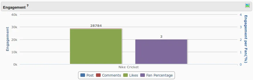 Nike Cricket Facebook Engagement Simplify360