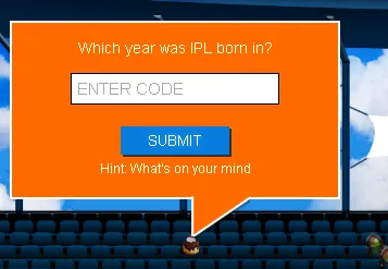 Pepsi IPL VIP Box Race - Pepsi IPL Contest to race to the Pepsi VIP Box clue