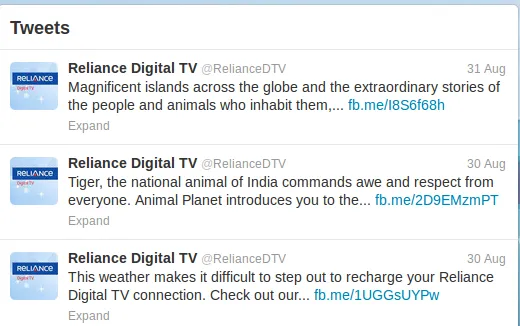 Reliance Digital Tv Twitter customer support