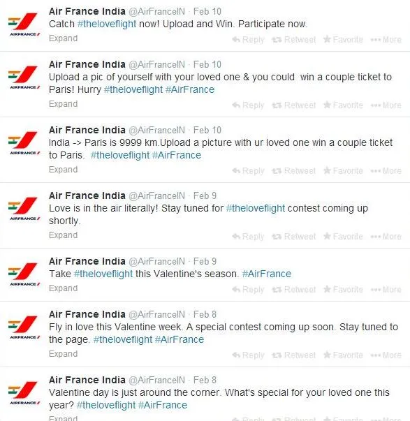 air france tweets