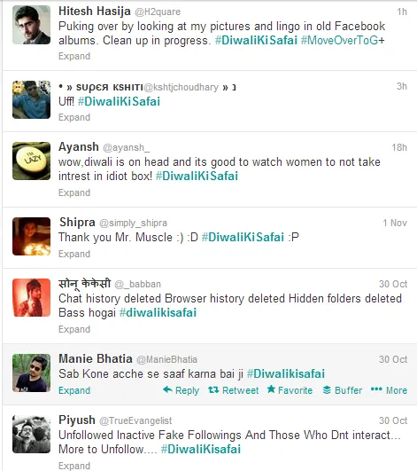 Twitter - Search - #DiwaliKiSafai