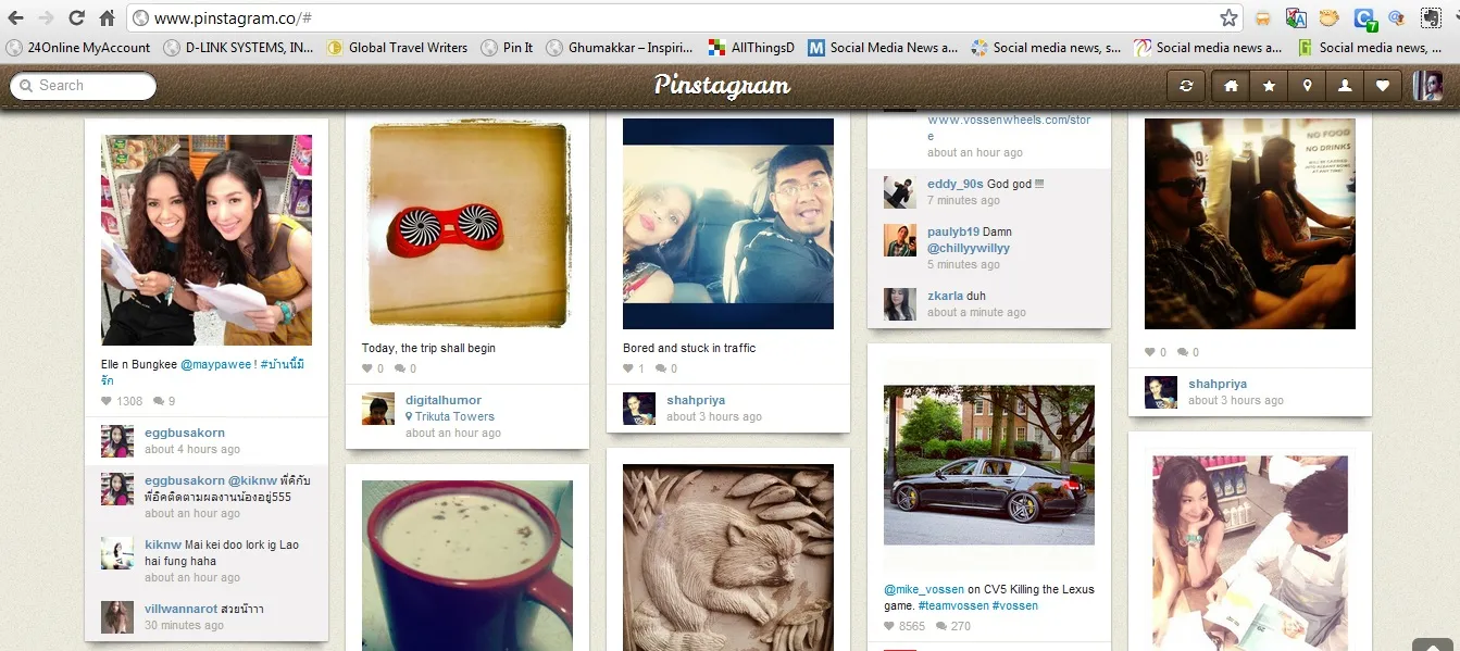 Pinstagram.co, Pinstagram, Instagram + Pinterest, Pinterest + Instagram, Instagram for iPad