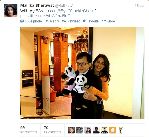 mallika sherawat on twitter