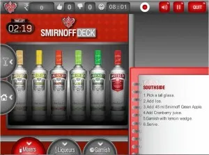 Smirnoff deck