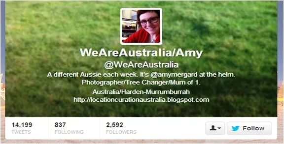 WeAreAustralia twitter handle