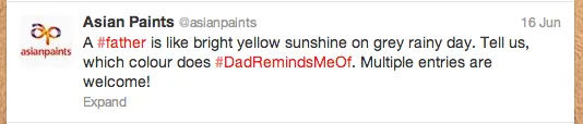 asian Paints Twitter Tweet1