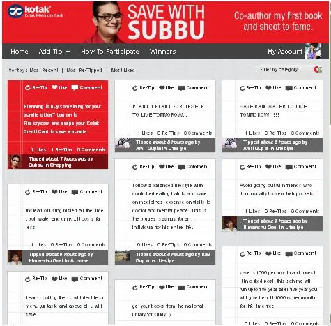 kotak mahindra save with subbu