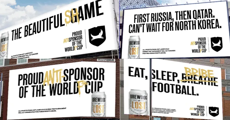 BrewDog: Anti-sponsor of FIFA World Cup Qatar 2022