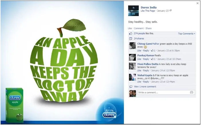 Durex FB - An apple a day