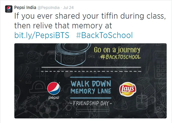 pepsi walk down the memory lane