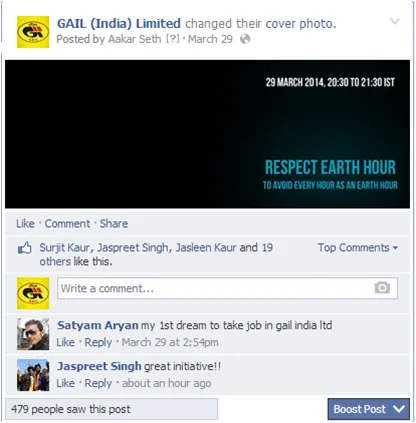 Social Media Case Study: Gail India