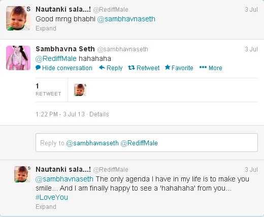 sambhavana seth tweets