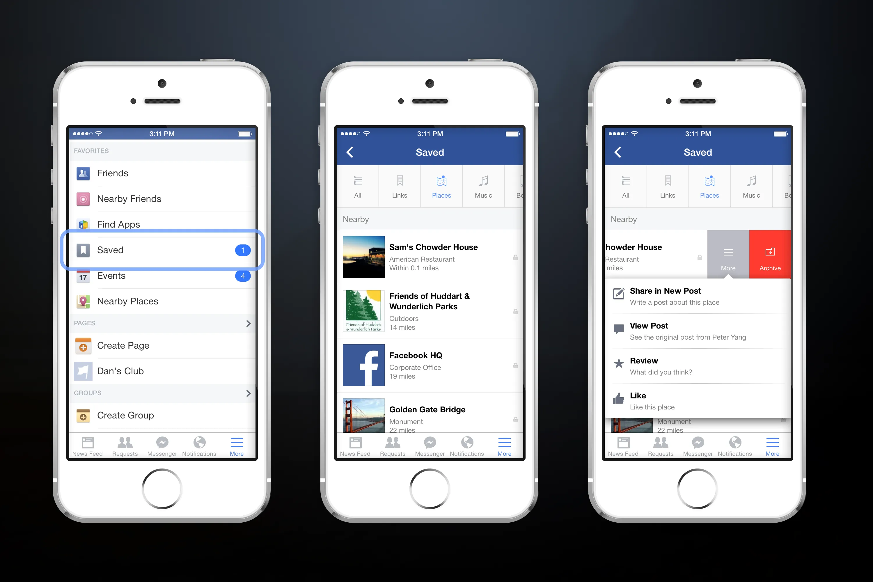 FACEBOOK SAVE TO BE AVAILABLE FOR IOS AND ANDROID