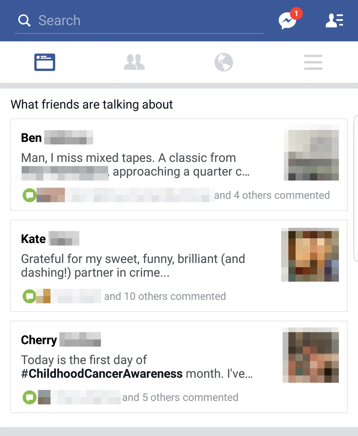 Facebook Friends talking about