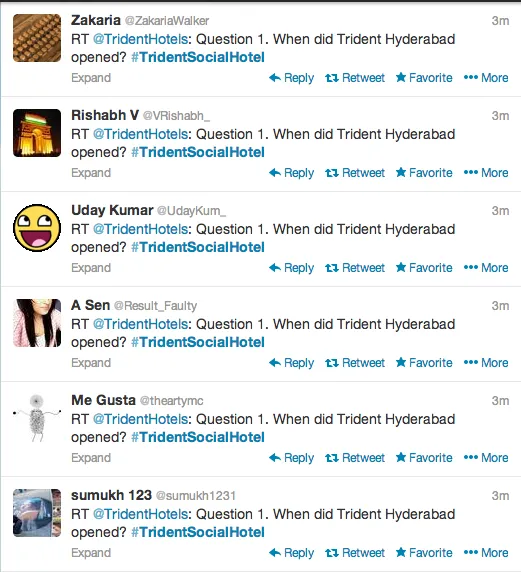 trident spam tweets