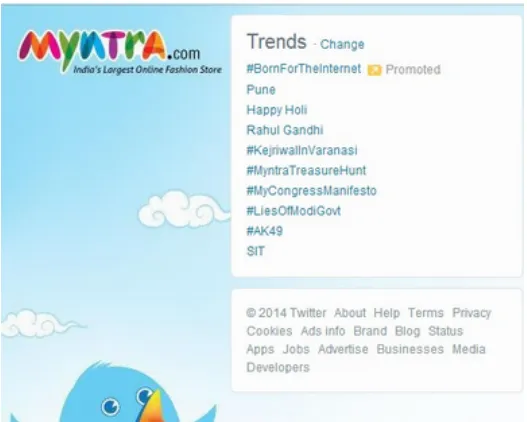 Myntra twitter trends