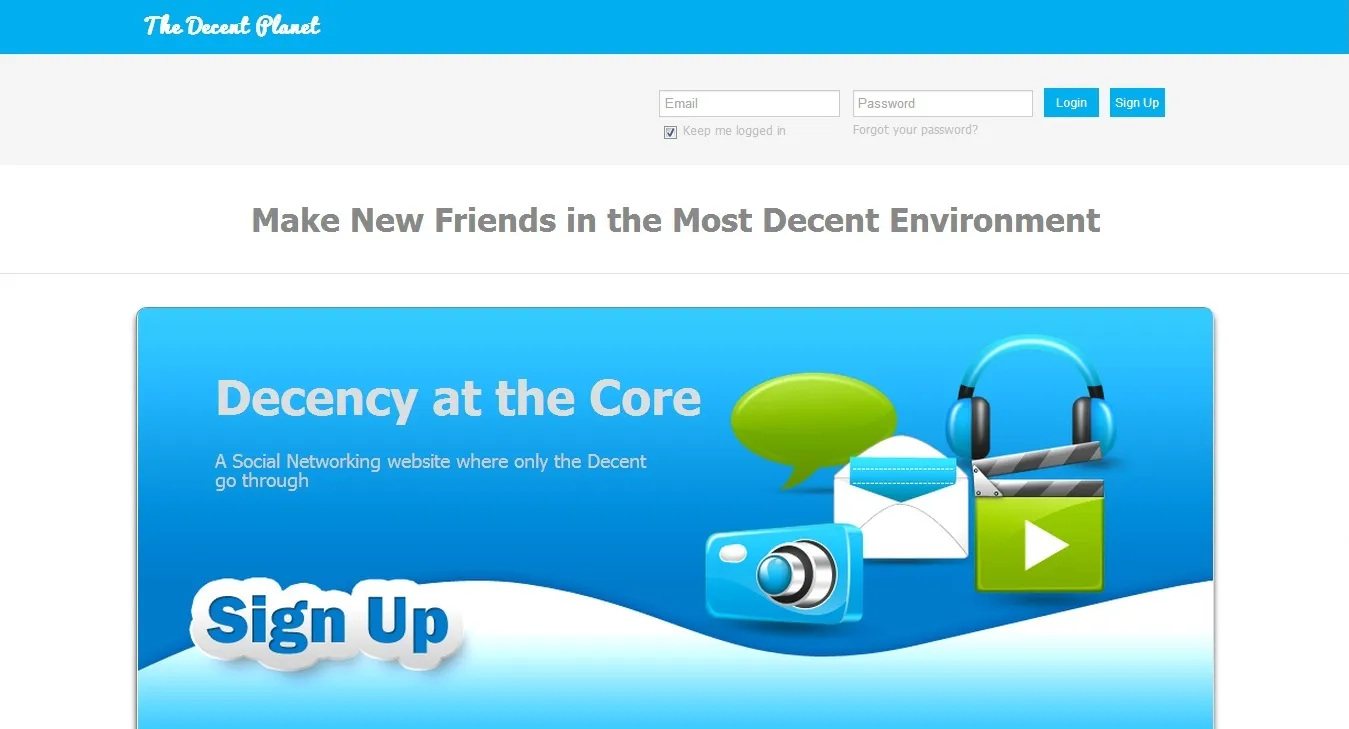 social network the decent planet