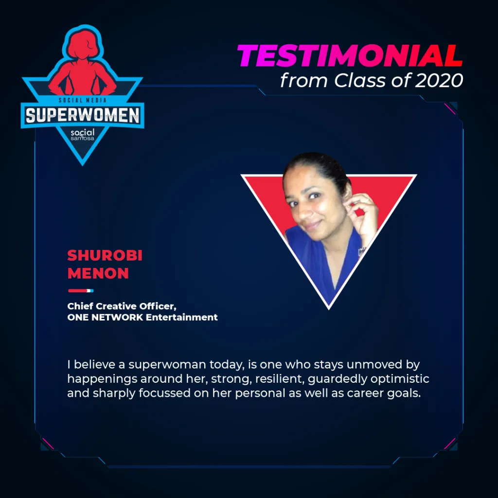 #Superwomen2021 - Shurobi Menon