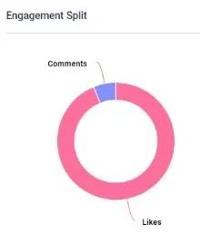 Prega News Instagram Engagement Split