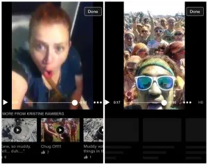 FB video recommendations