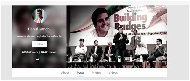 Rahul Gandhi Google Plus