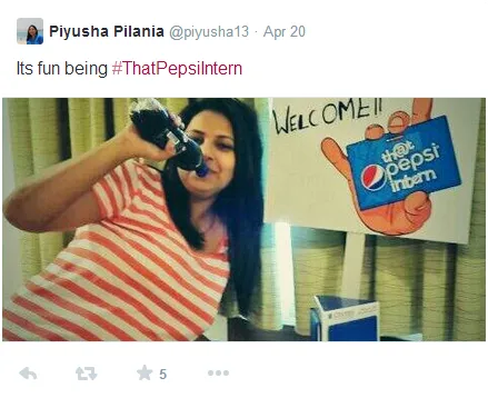 that pepsi intern