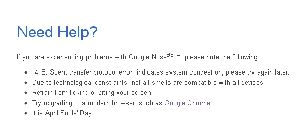 Google Nose BETA