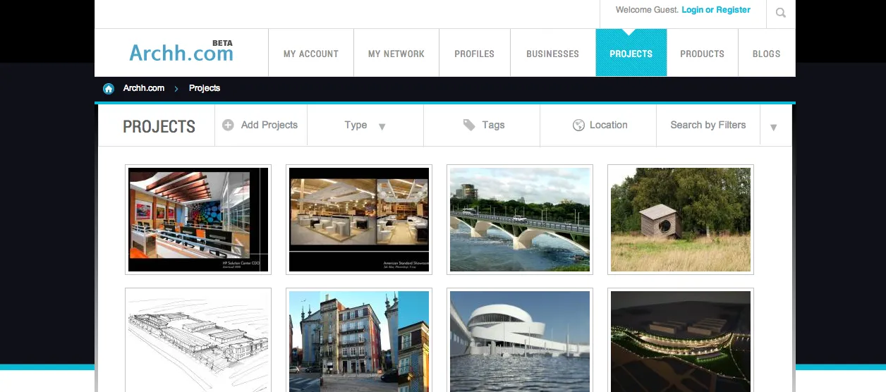 Archh - A global social network of Professional Architects and Interior Designers