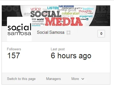 Google plus new dashboard