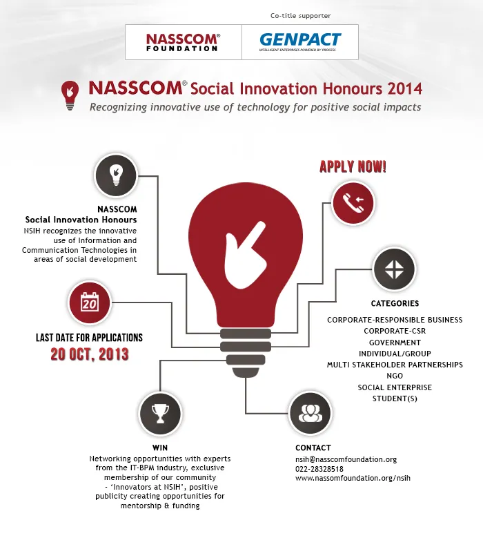 NASSCOM Social Innovation Honours Generic 2014