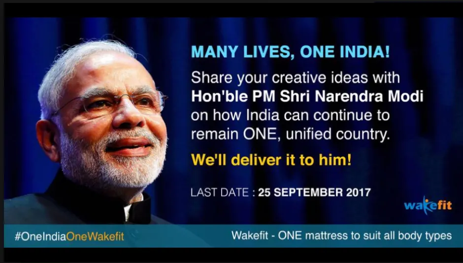 Wakefit _ PM Modi