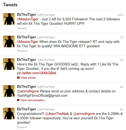 EkThaTiger Twitter