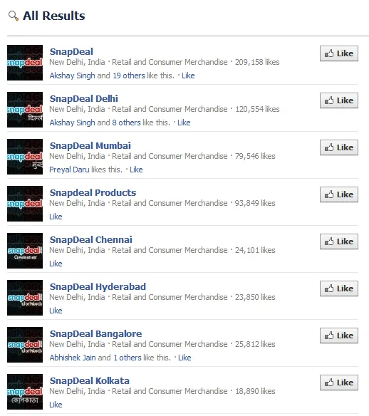 snapdeal, snapdeal offers, snapdeal on facebook, social media snap deal, e commerce