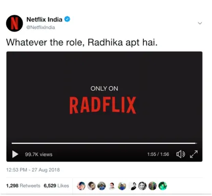 Netflix tweets