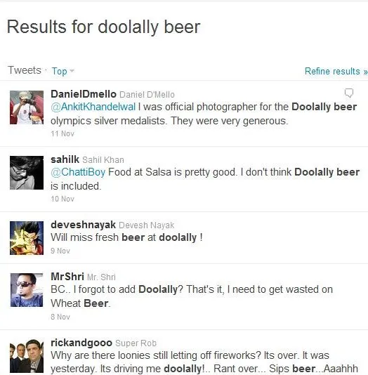 Doolally Beer