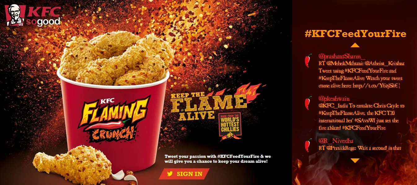 KFC Website