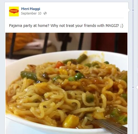 Meri maggi Facebook