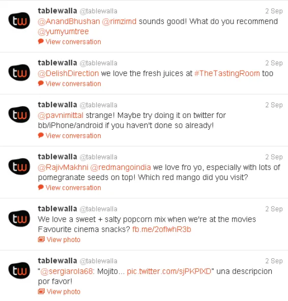 tablewalla tweets