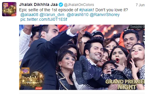 Jhalak uses twiter mirror