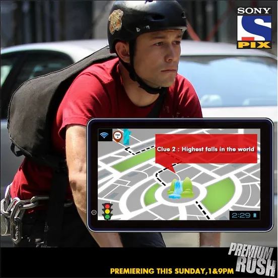 clue 2 sony pix premium rush