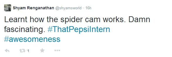 thatpepsiintern spider cam