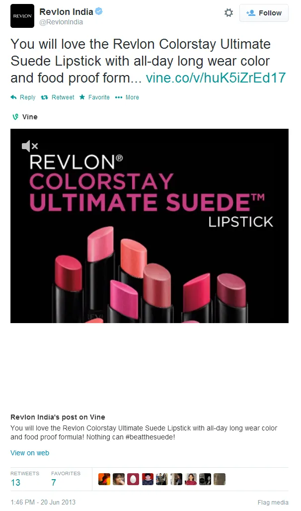 Twitter   RevlonIndia