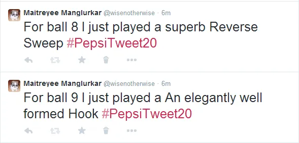 pepsi - gameplay tweets